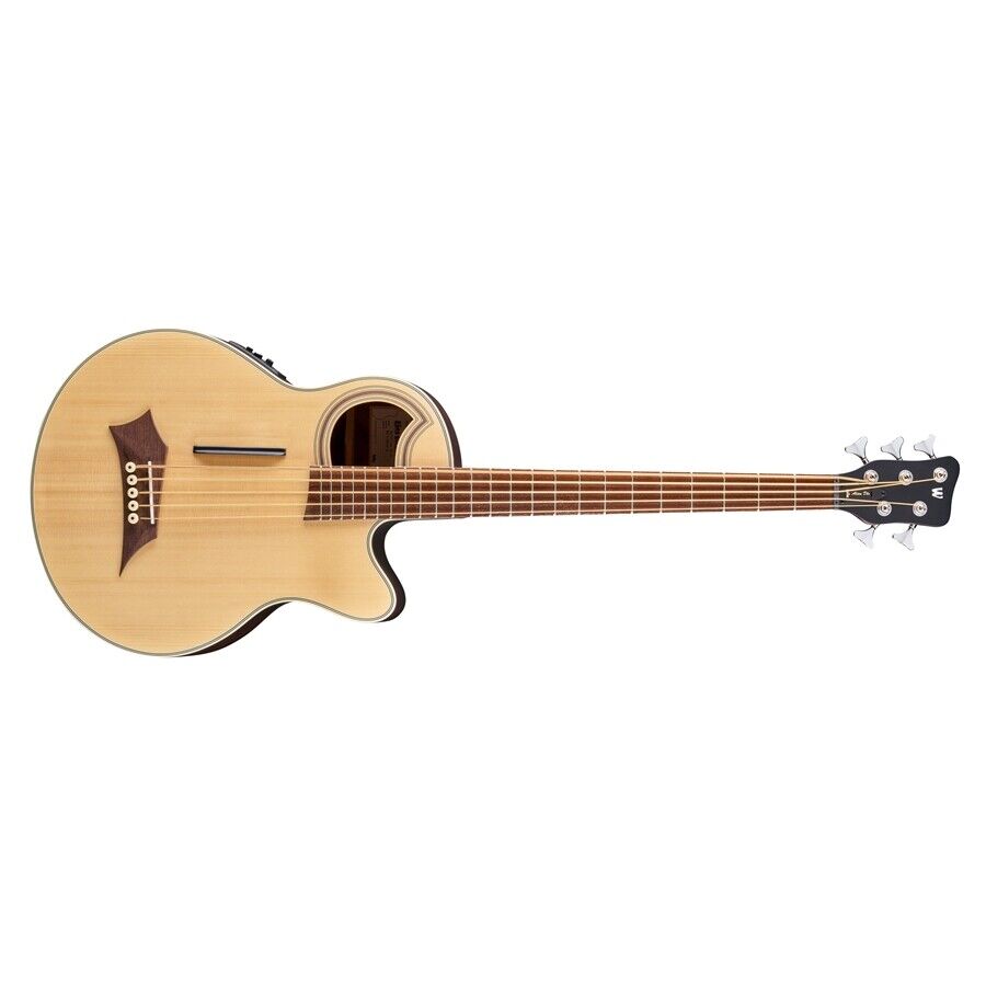 WARWICK ALIEN DELUXE 5 NATURAL BASSO ACUSTICO NUOVO !!