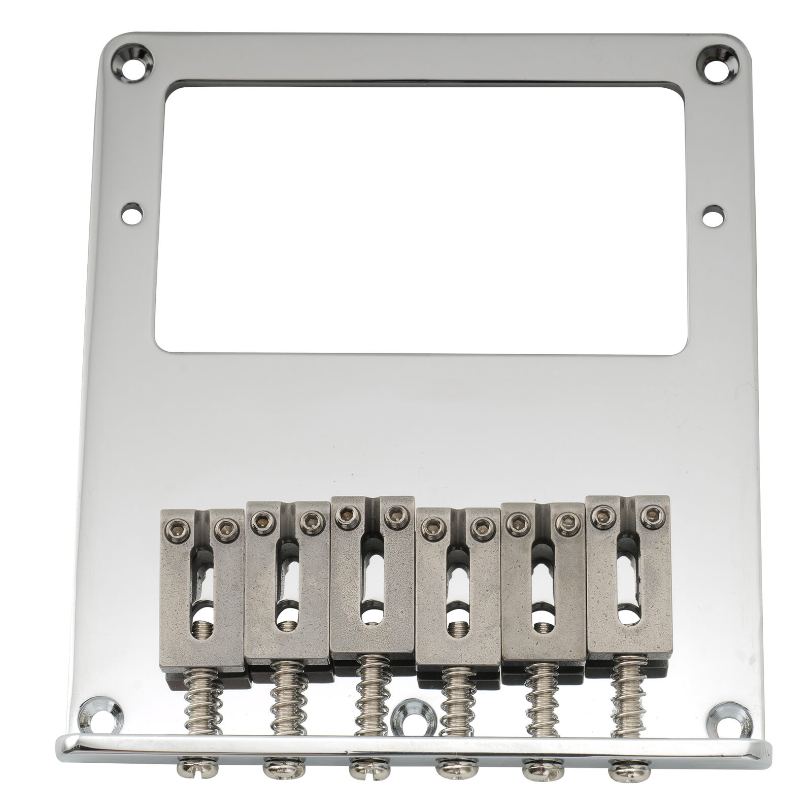 Musiclily Pro Chrome 54mm Humbucker Bridge Steel Saddle For Telecaster TL Guitar