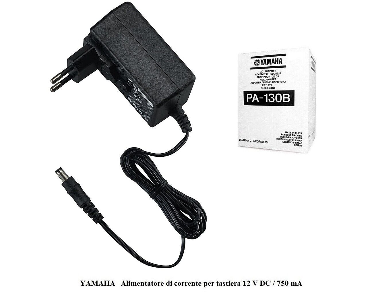 YAMAHA PA130B ALIMENTATORE DI CORRENTE 12V x TASTIERE-PIANI P  PSR YPT EZ PA 130