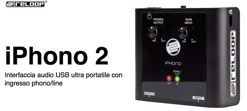 RELOOP IPHONO 2 SCHEDE AUDIO USB