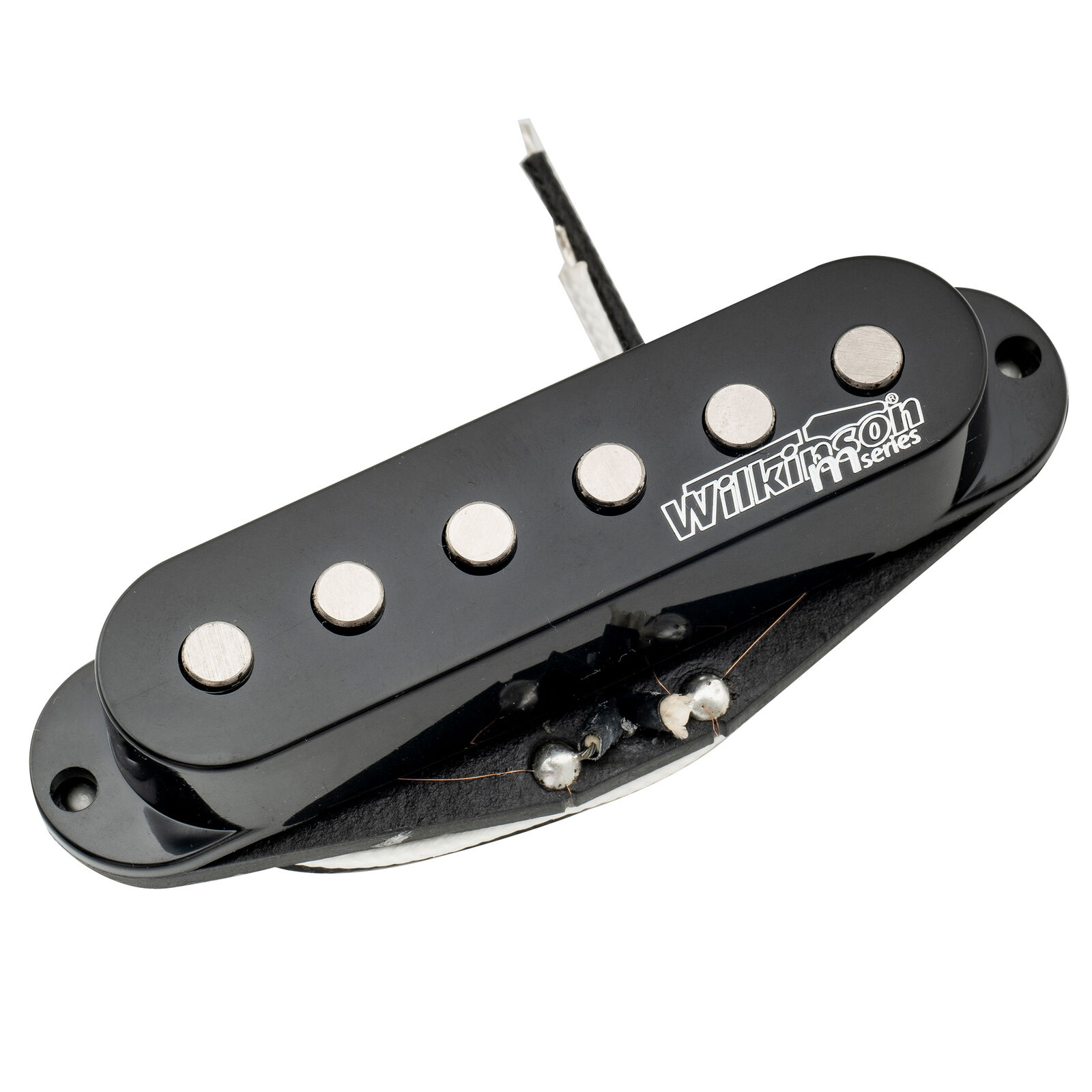 Wilkinson M Series Black High Output Alnico 5 Single Coil Guitar ST Neck Pickup