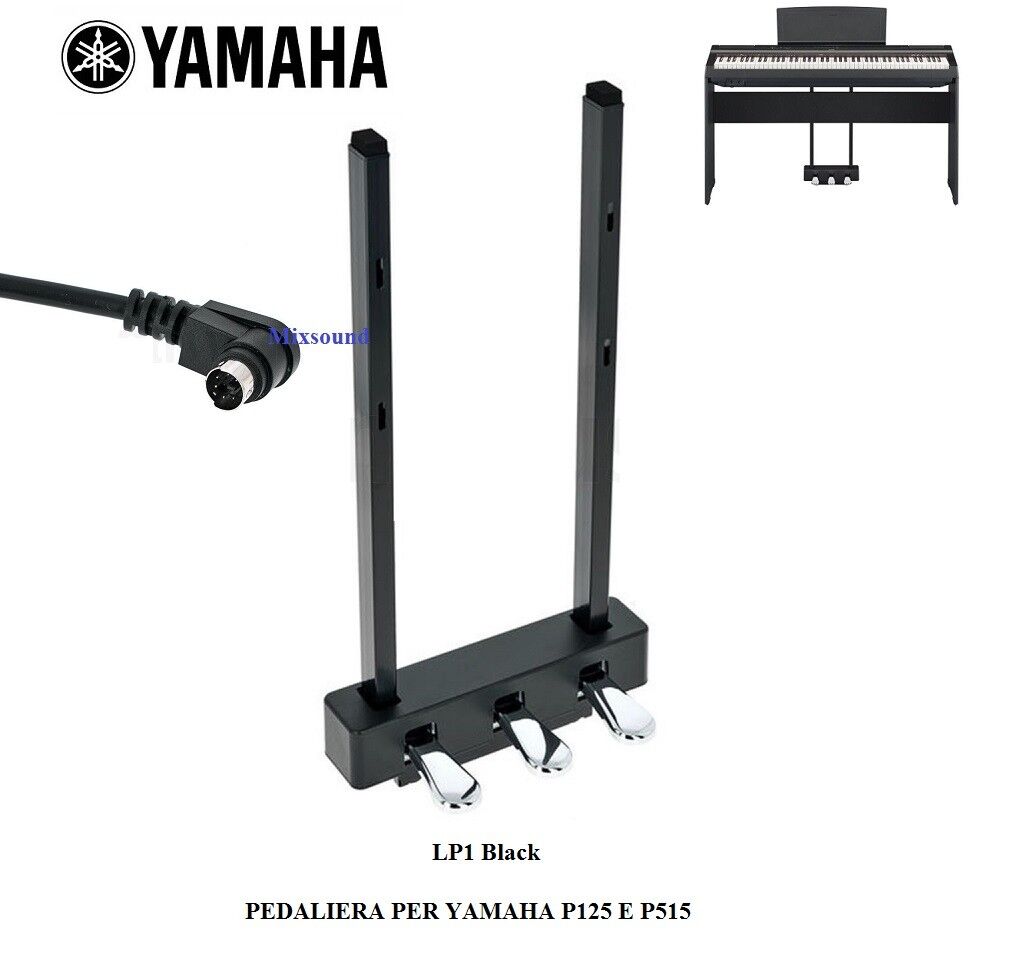 YAMAHA LP1 Black PEDALIERA PER PIANO YAMAHA P125 - P515 - DGX670 unità  3 pedali