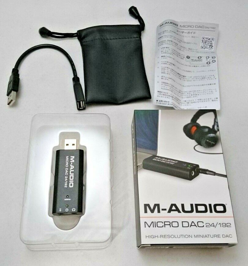 M-AUDIO Micro Dac 24/192 Hi-Res Portatile Digitale-a-Analogico Convertitore Da