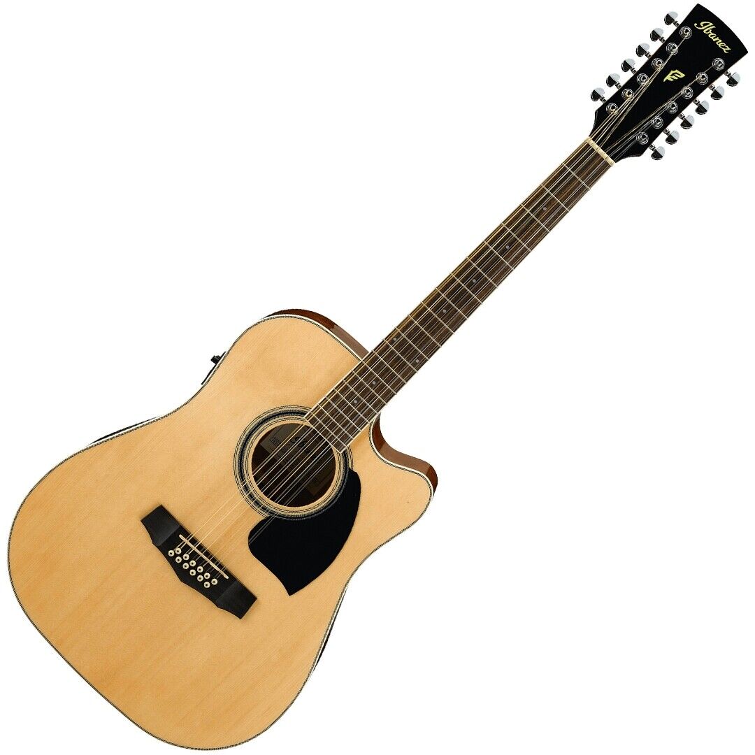 Ibanez PF1512ECE Natural Chitarra Elettroacustica 12 Corde PF1512ECE-NT