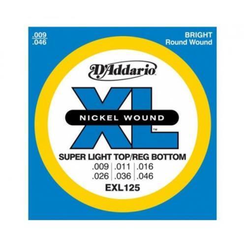 D?ADDARIO EXL 125 SUPER LIGHT TOP REG BOTTOM PER CHITARRA ELETTRICA