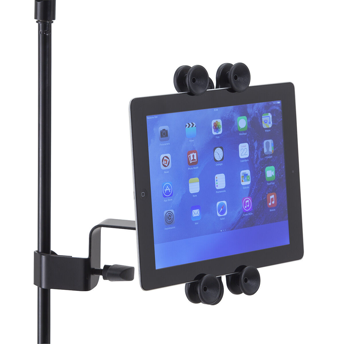 Soundsation Tabstand-200 Supporto Tablet/iPad Aggancio a Asta Microfono Leggio