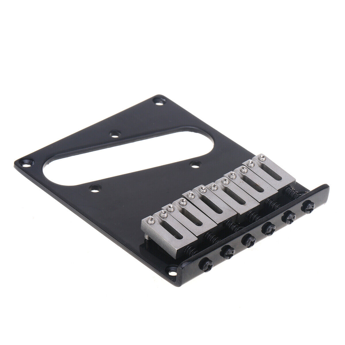 Musiclily Pro Black 54mm Bridge Stainless Steel Saddle For Squier Tele Guitar