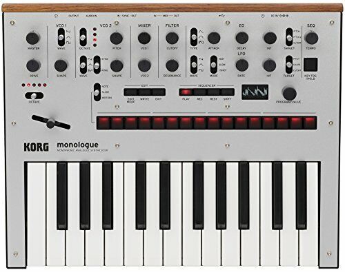 KORG Sintetizzatore MONOLOGUE-SV Monofoniche Analog Monologue Argento Nuovo Da