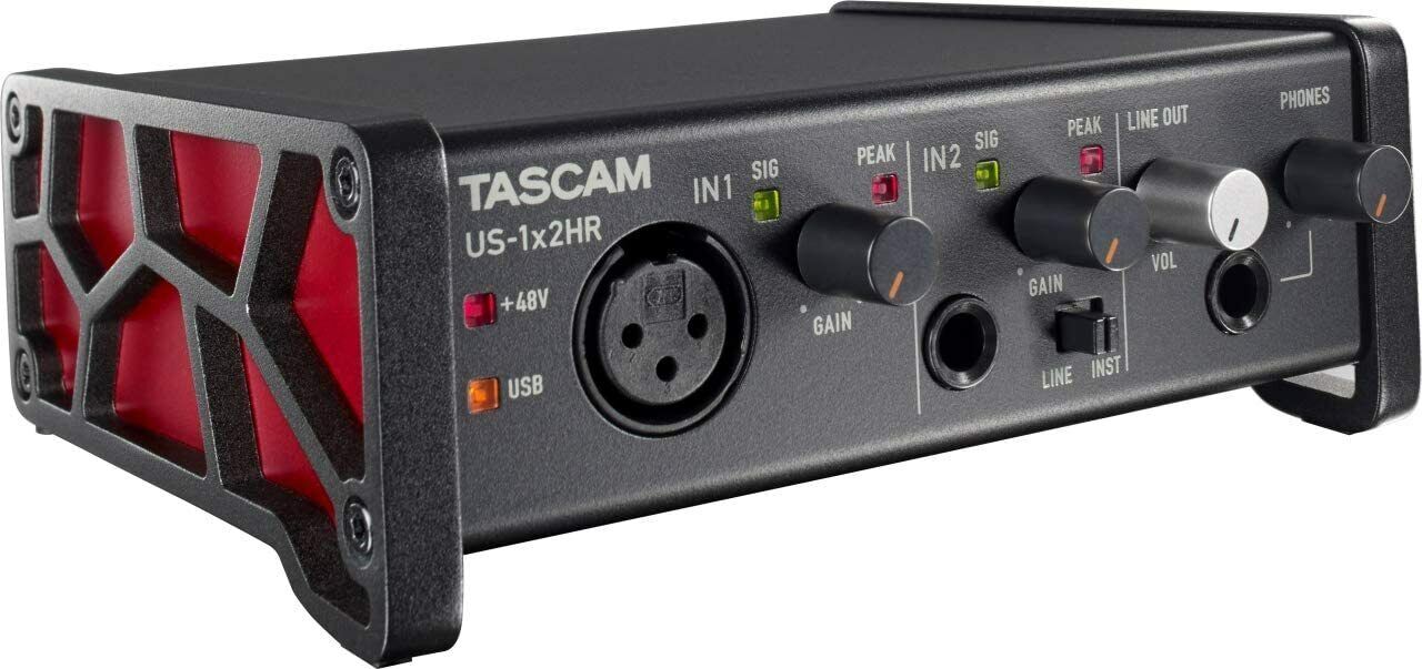 TASCAM US 1X2HR Scheda Interfaccia Audio 2 IN 2 OUT Midi Usb Professionale NUOVA