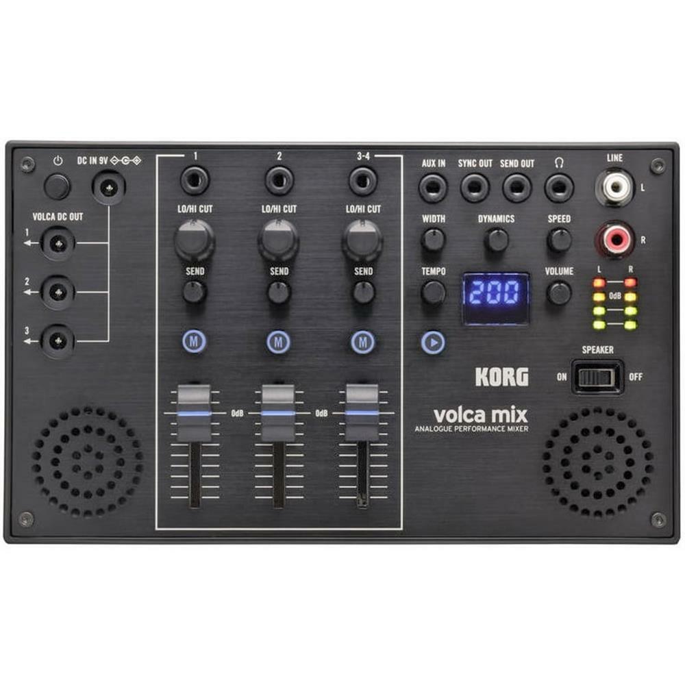KORG VOLCA MIX   MIXER ANALOGICO 4 CANALI CON SPEAKER INTEGRATI dj studio NUOV0