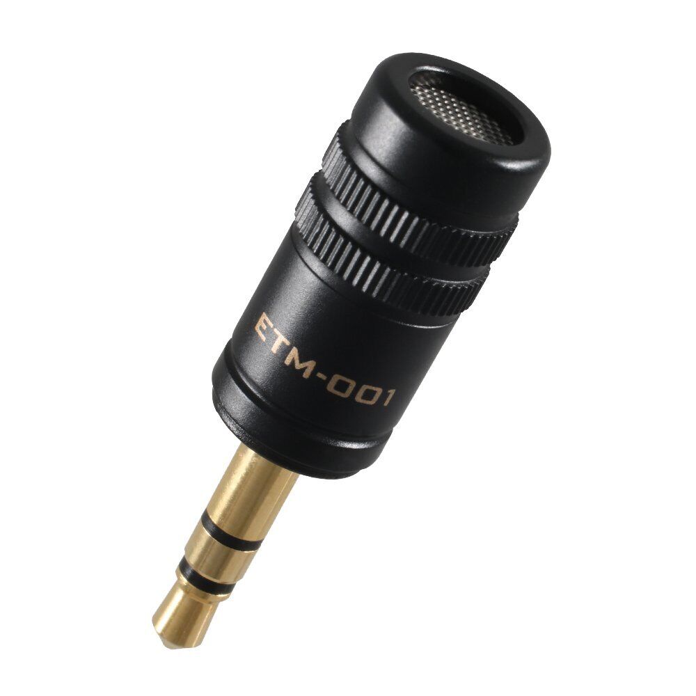 EDUTIGE Doppio Mono Microfono ETM-001 per MP3 Player, Camera Aux 3.5mm Terminal