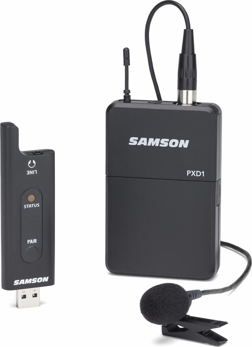Microfono Trasmettitore bodypack Lavalier Samson XPD2