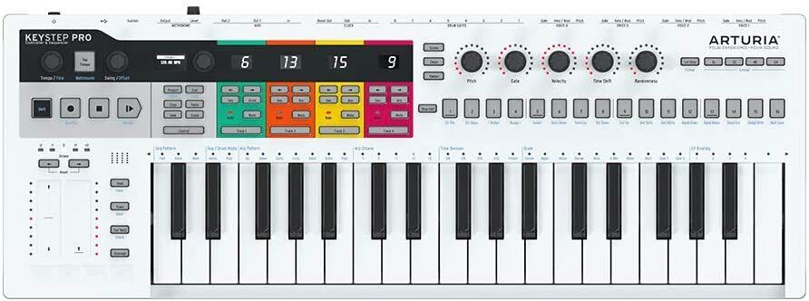 ARTURIA KEYSTEP PRO TASTIERA 37 TASTI MIDI USB STEP SEQUENCER 4 TRACCE Nuova