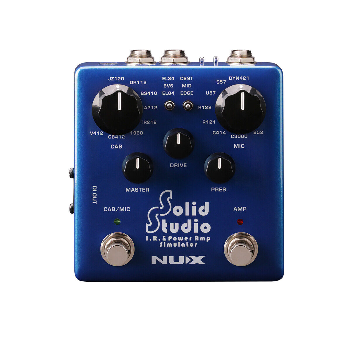 STOMPBOX NUX NSS-5 SOLID STUDIO (IR & POWER AMP SIMULATOR)