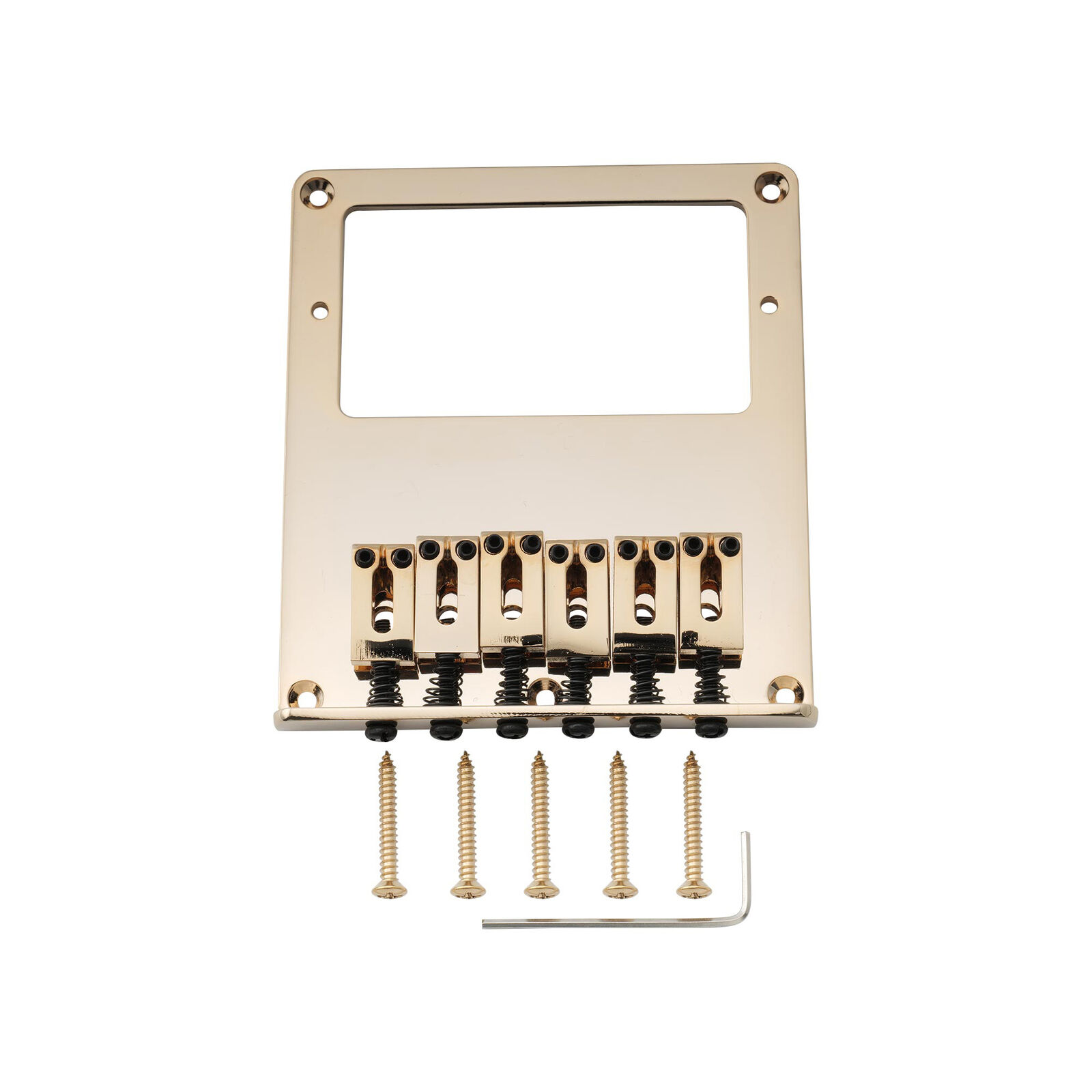Musiclily Pro Gold 54mm Modern Humbucker Bridge 6 Saddles For Tele TL Guitar