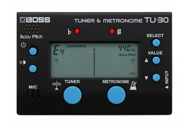 BOSS TU-30 TUNER & METRONOME, ACCORDATORE,METRONOMO,NUOVO