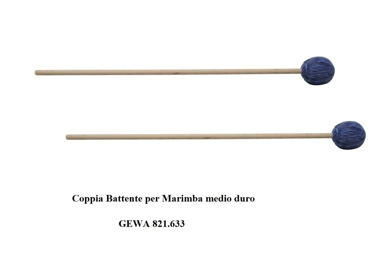 GEWA MALLET BATTENTE MARIMBA CONCERT Coppia Battenti per MARIMBA MEDIUM HARD