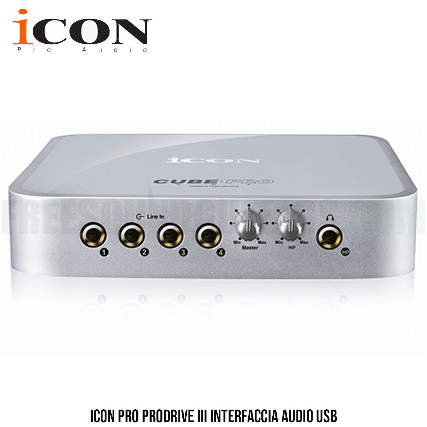 Icon Pro Prodrive III Interfaccia registrazione audio USB scheda 4 ingress