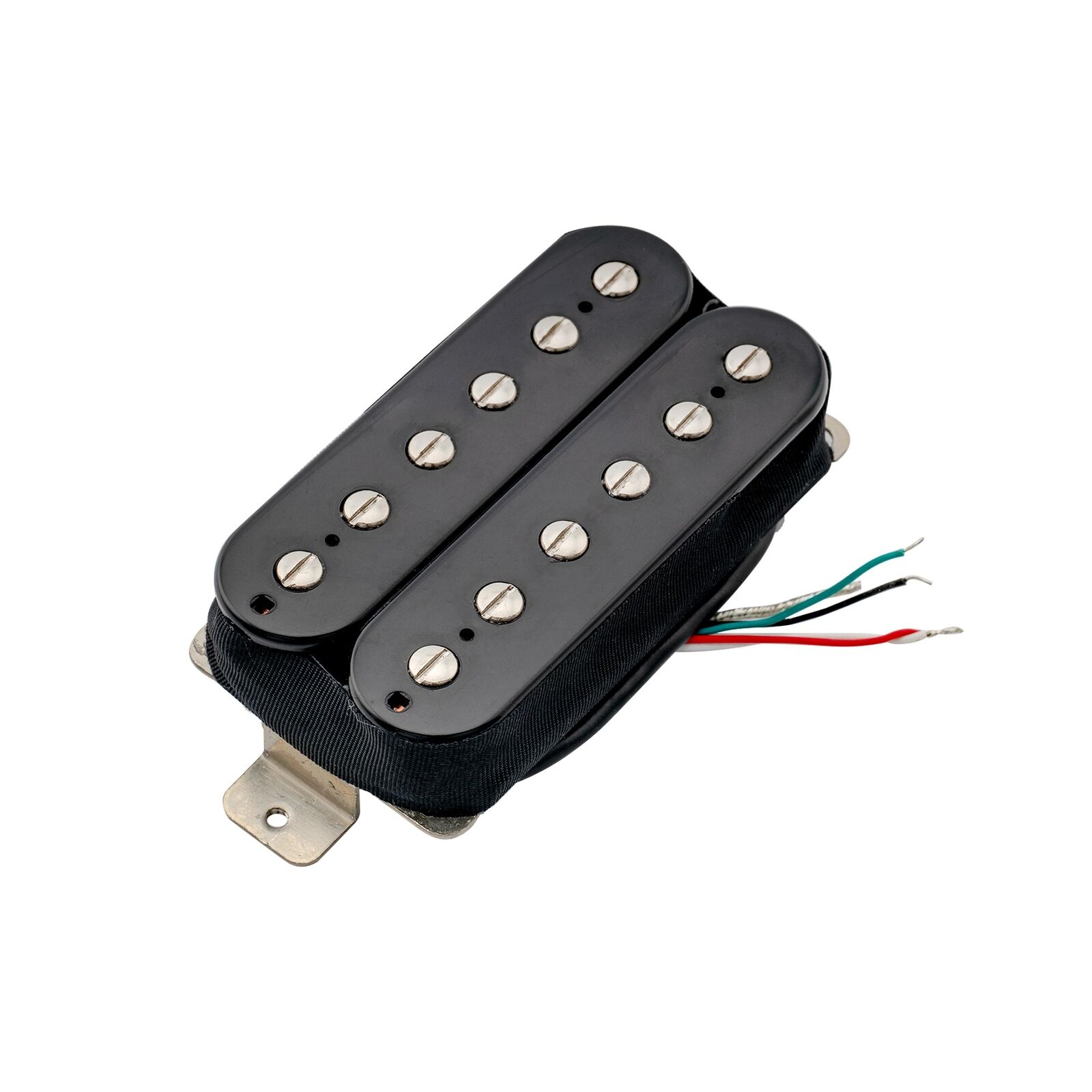 Artec HBBA-TBN-BK Black Alnico 5 Uncovered Humbucker Electric Guitar Neck Pickup