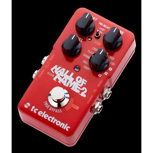 TC ELECTRONIC HALL OF FAME 2 RIVERBERO A PEDALE PER CHITARRA TRUE BYPASS TECNOLO