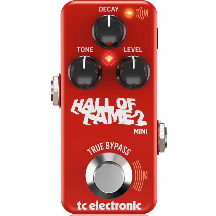TC ELECTRONIC HALL OF FAME 2 MINI REVERB EFFETTO A PEDALE PER CHITARRA TONEPRINT