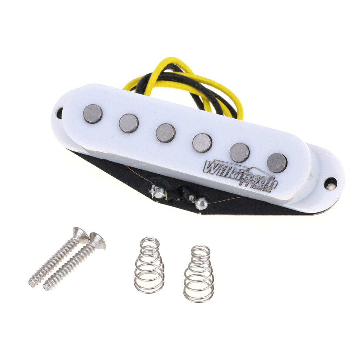 Wilkinson M Series White High Output Alnico 5 Single Coil Guitar Middle Pickup