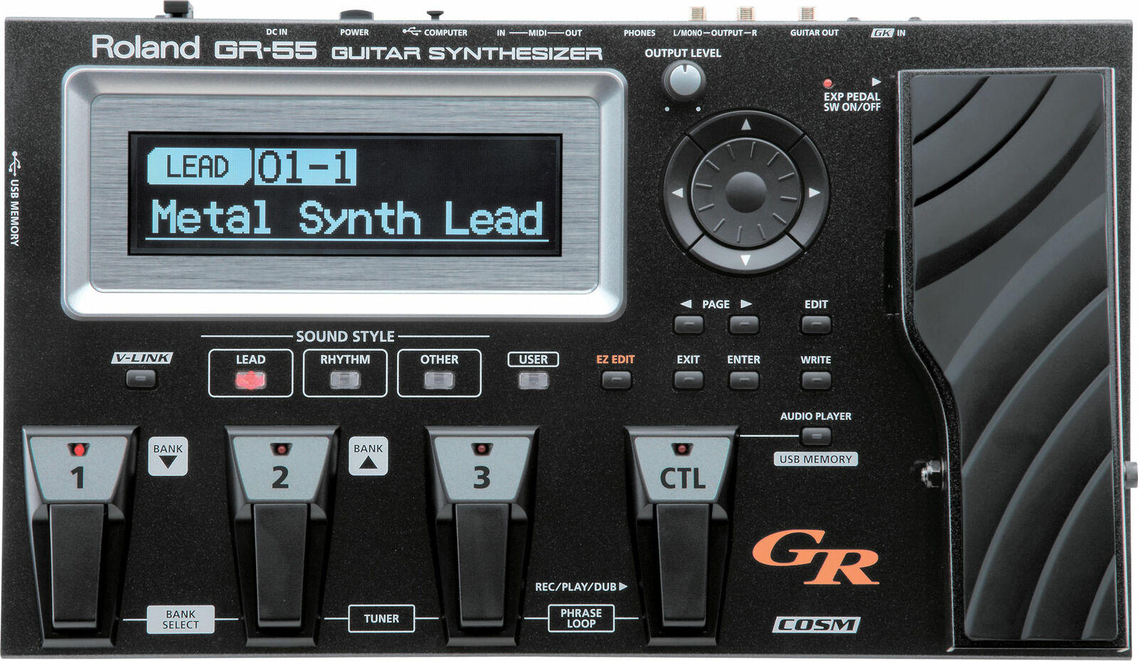 Roland pedaliera multieffetto GR-55S Black