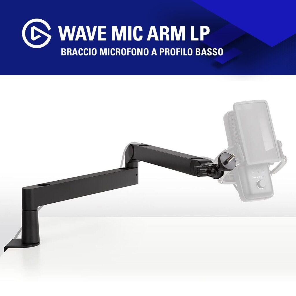 Elgato Wave Mic Arm LP – 10AAN9901 – braccio snodabile per microfono
