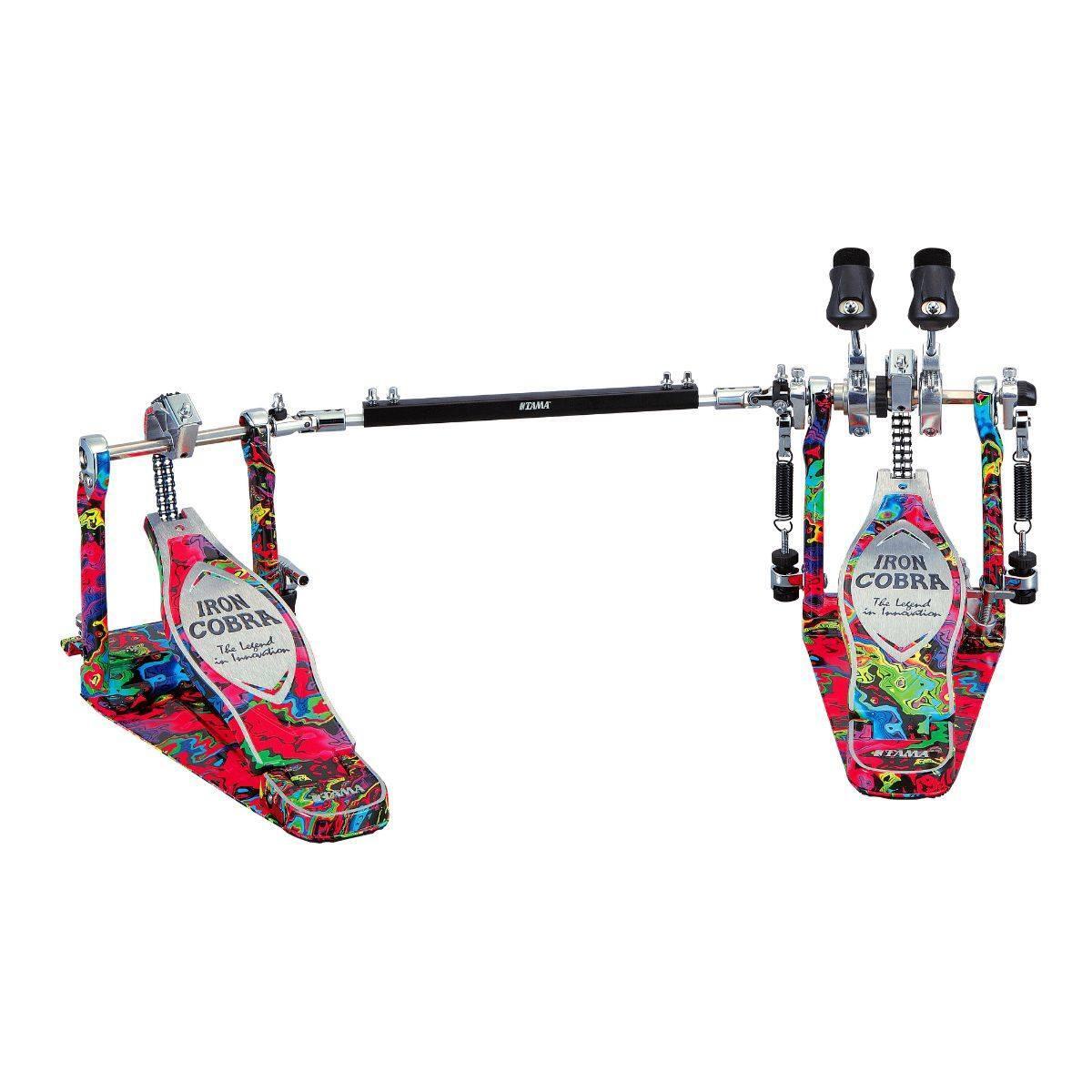 TAMA HP900PWMPR 50th Limited Iron Cobra Marble Psychedelic Rainbow Power Glide