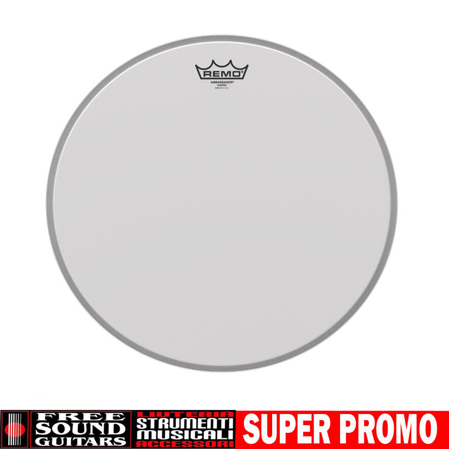 PELLE REMO AMBASSADOR COATED BASS 18" PELLE PER BATTERIA ACUSTICA