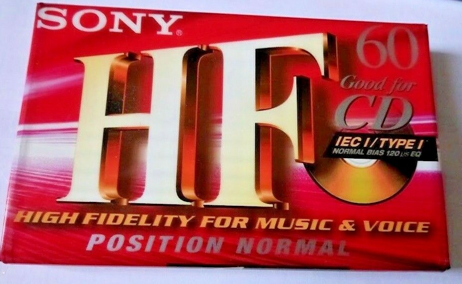 MC MUSICASSETTA SIGILLATA SONY  HF POSITION NORMAL 60 GOOD FOR CD