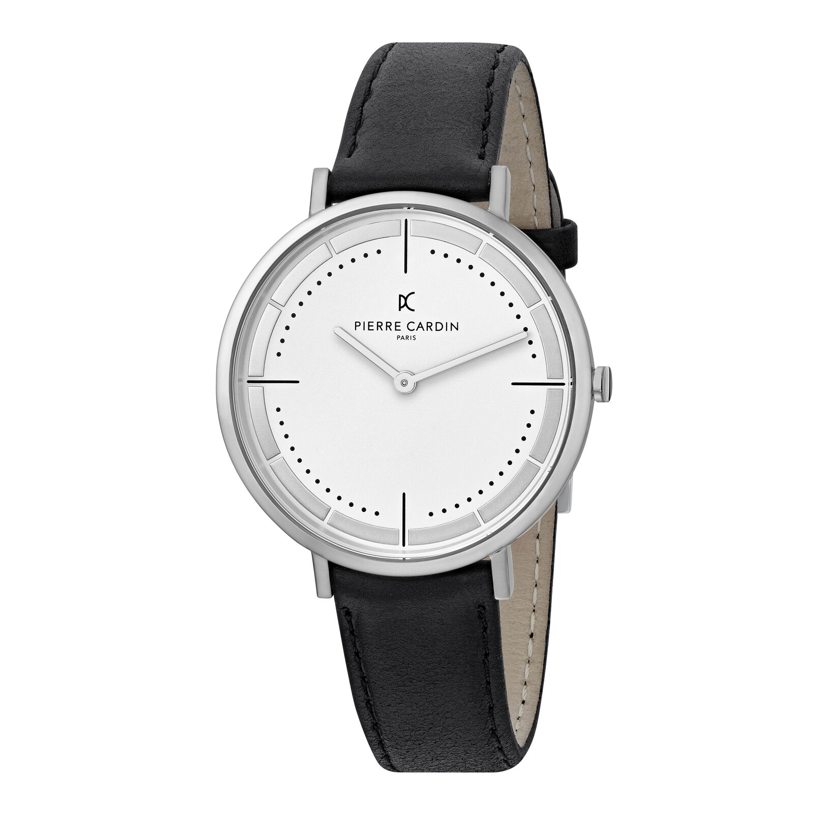 NUOVA Orologio Pierre Cardin Uomini Nero Belleville Park CBV.1025