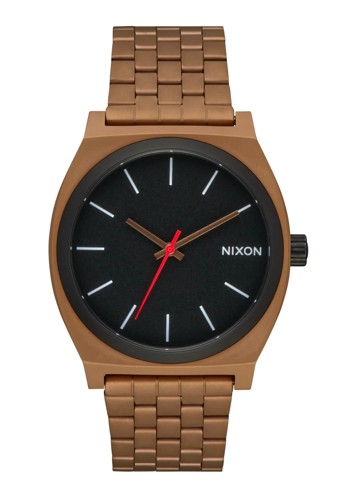 Nixon Orologio uomo donna acciaio Time Teller bronze/black movimento quarzo