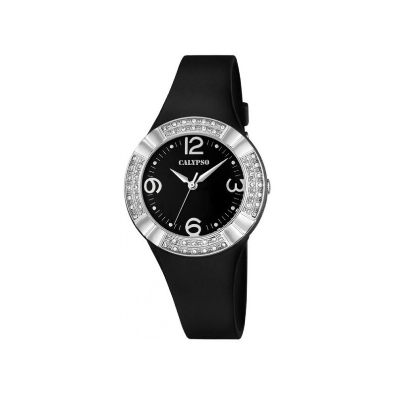Orologio Donna Calypso K5659/4 Con Cinturino In Gomma Nera