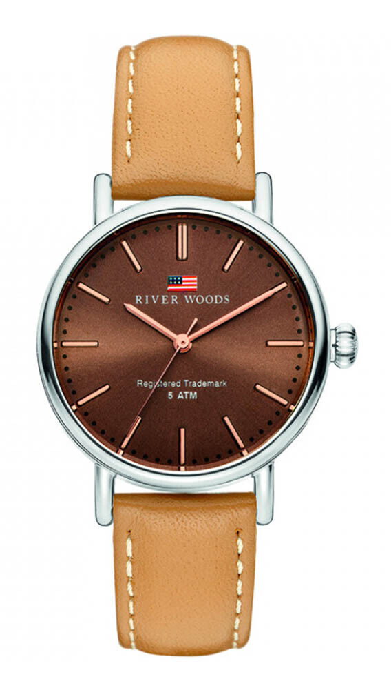 NUOVA Orologio River Woods Donne Marrone Oswego RW340017