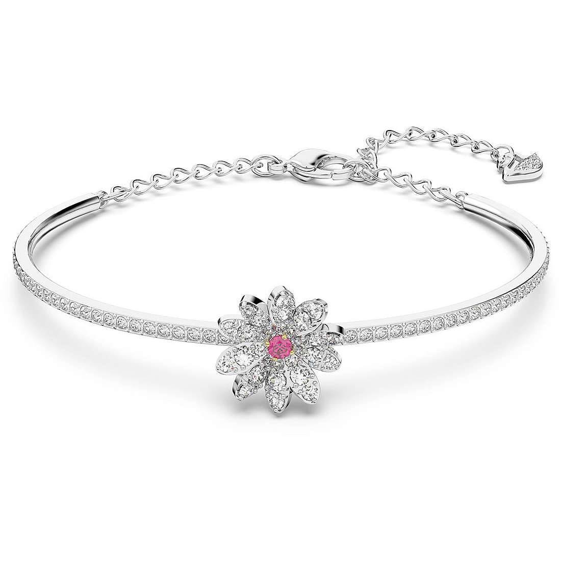 Bracciale Rigido Swarovski Eternal Flower 5643046 Bracelet Donna Fiore Cristalli