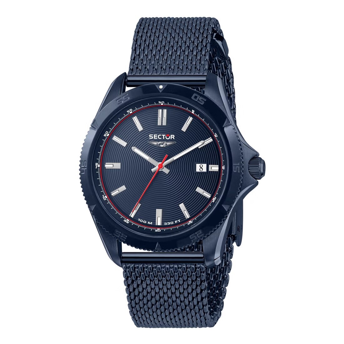 Orologio SECTOR uomo 650 datario acciaio blu R3253231004