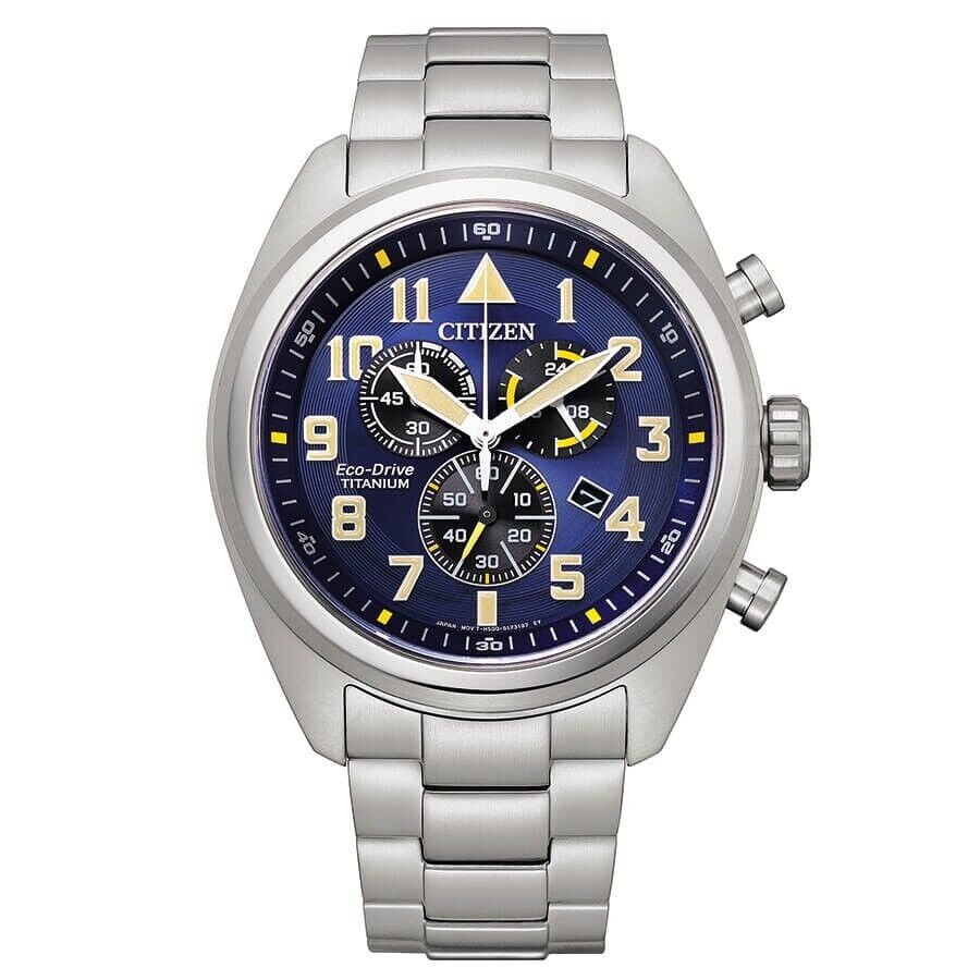 Orologio Uomo Citizen Crono Super titanio AT2480-81L NUOVO