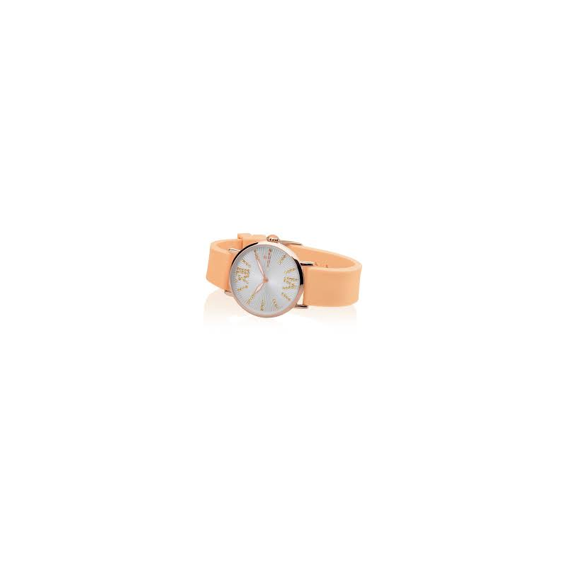 Orologio HOOPS mod. FOLIE ref. 2603L-RG05 Donna solo tempo gomma cassa rame