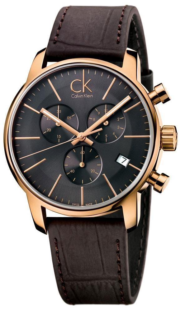 Orologio CALVIN KLEIN uomo Crono CITY laminato K2G276G3