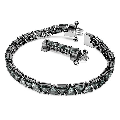 SWAROVSKI BRACCIALE MATRIX TRIANG GREY M 5666162