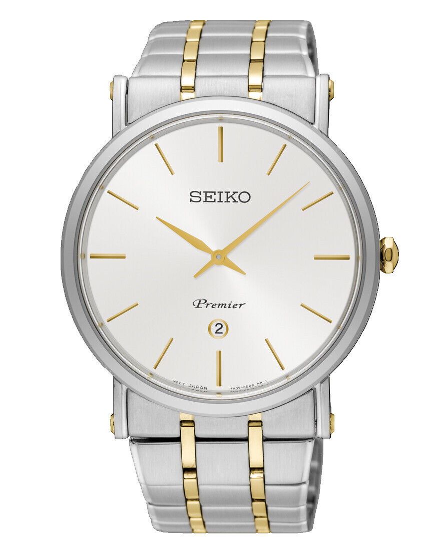 NUOVA Orologio Seiko Uomini Multicolore Premier SKP400P1