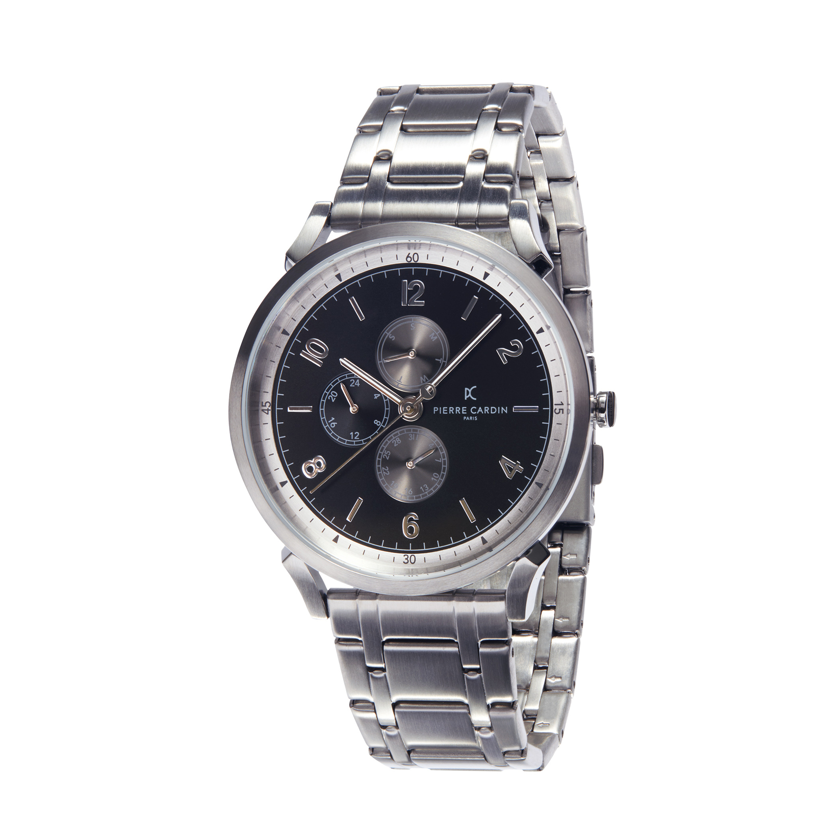NUOVA Orologio Pierre Cardin Uomini Argento Pigalle Nine CPI.2030