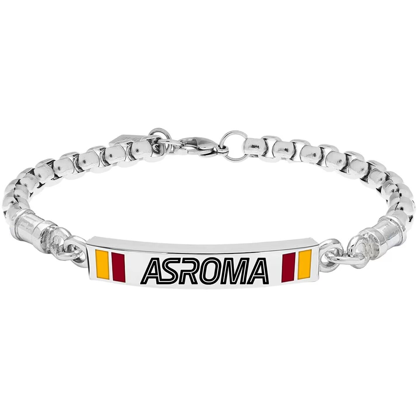 Bracciale Uomo AS ROMA B-RB002UAS Acciaio Inossidabile OFFICIAL