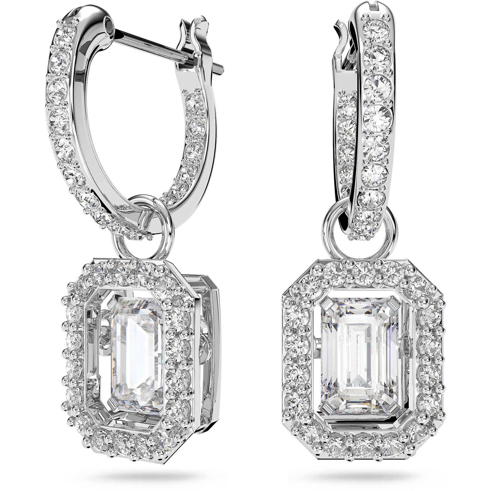 Orecchini Swarovski Pendenti Millennia 5638495 Earrings Monachella Rodio Nuovo