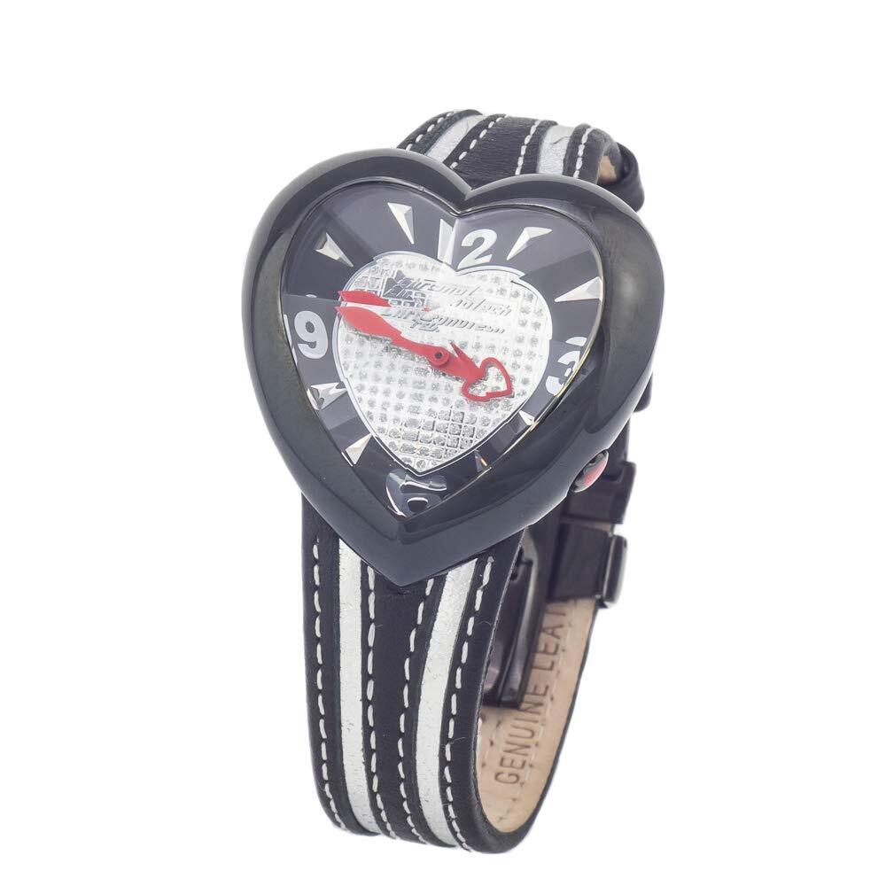 Chronotech Womens Analogue Quartz Watch with Leather Strap CT7688M-12