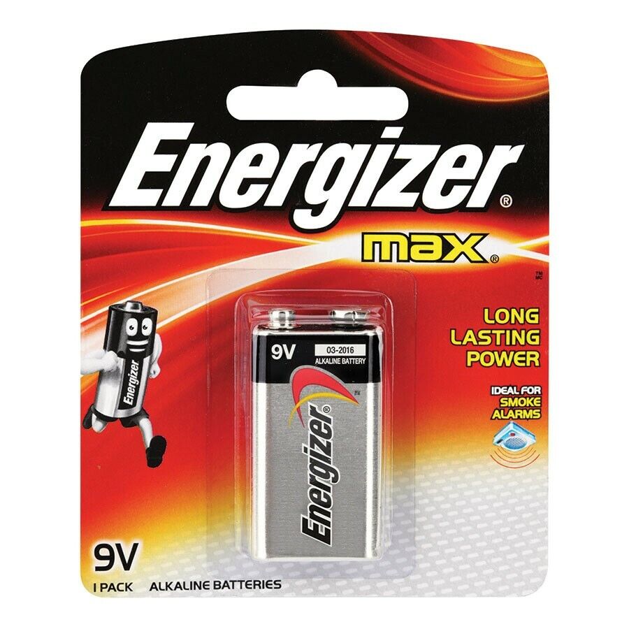 Energizer pila transistor 9 volt alkalina in blister - 6LR61 /  522