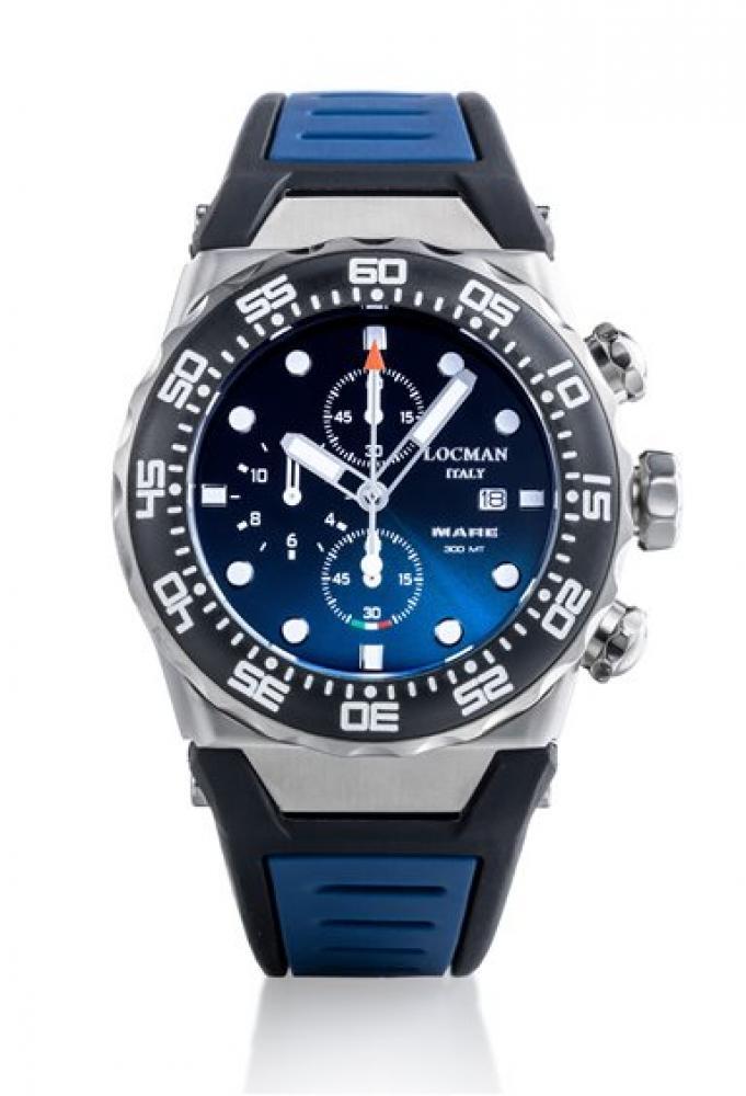 Orologio Locman Uomo 0560A24A-00KBNKSB2 Meccanico Analogico Cronografo Acciaio