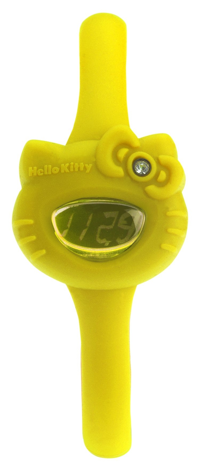HK7123L-26 Watch HELLO KITTY Natural Rubber Yellow Yellow Woman