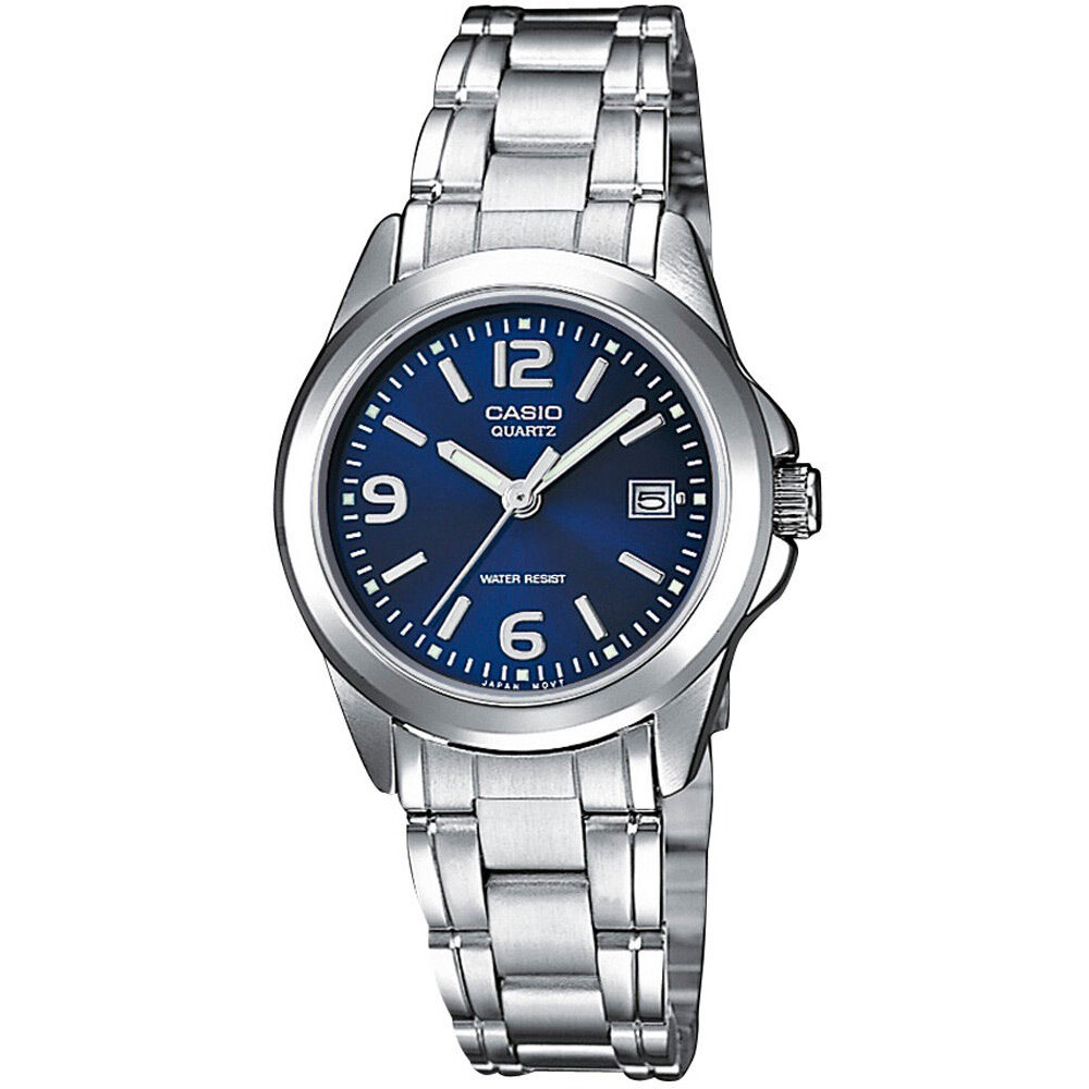 CASIO LTP-1259PD-2AEF OROLOGIO DONNA ACCIAIO BLU DATA 27mm SOTTOCOSTO